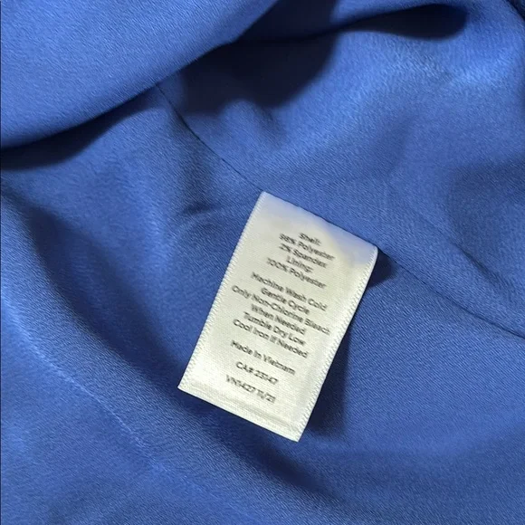 Talbots Beautiful Blue Floral Midi Dress - Picture 13 of 15